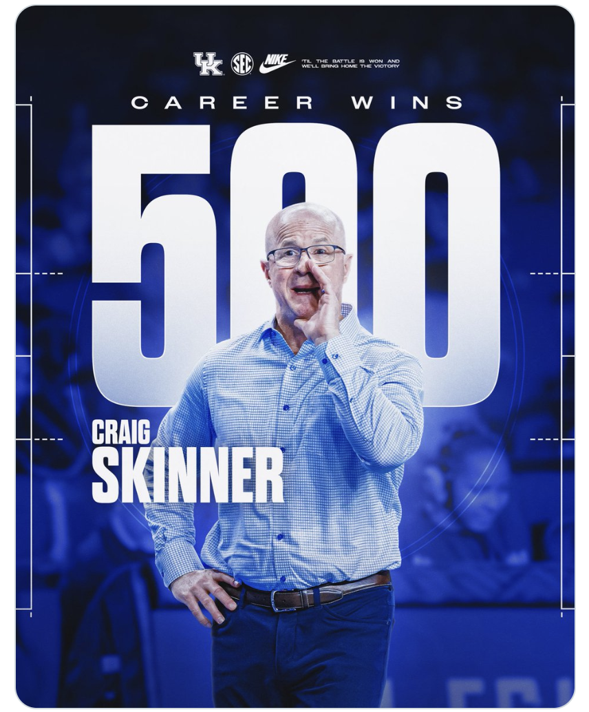 Craig Skinner 500th win